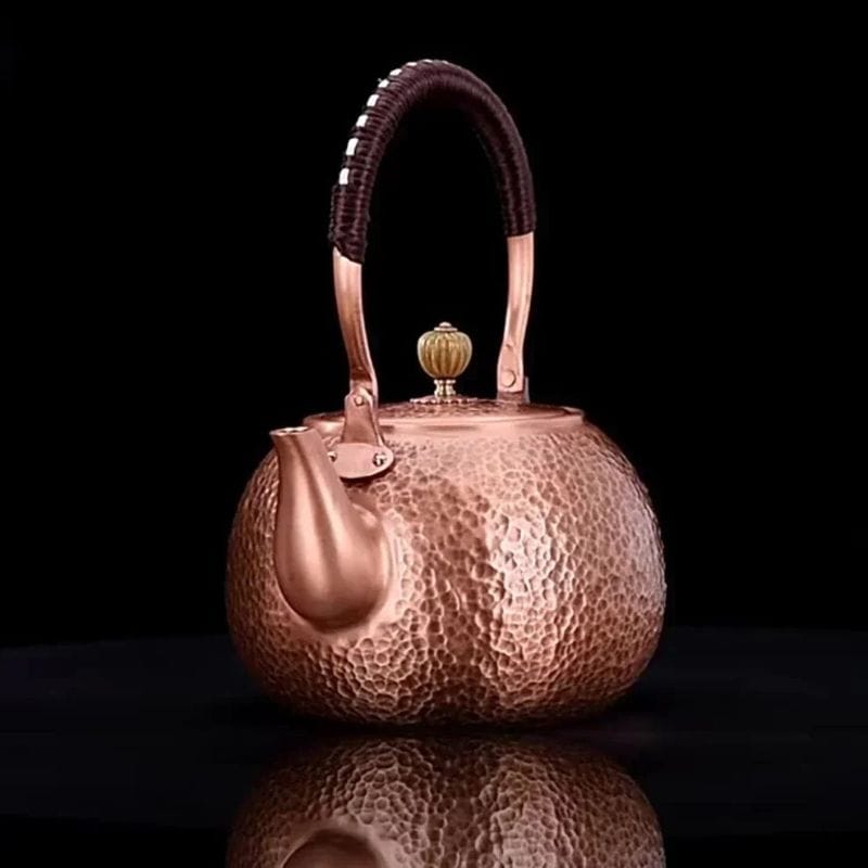 Théière en Cuivre Martelé 1.2L - 1.6L