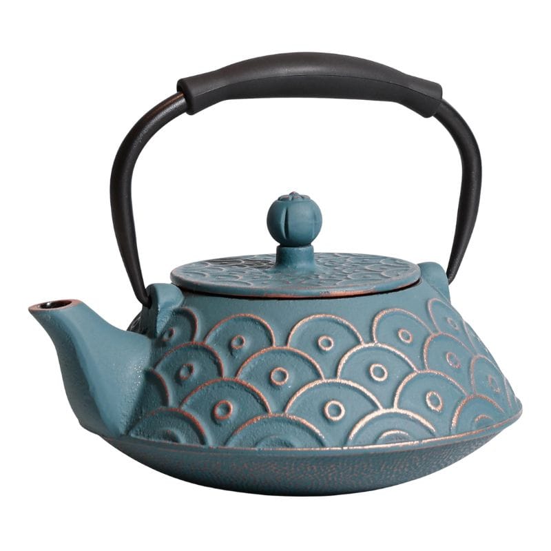 Théière en Fonte Induction 800ML 800 ml / Bleu Aoi