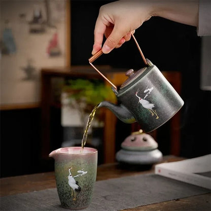 Théière en Poterie Japonaise 1L 1000 ml