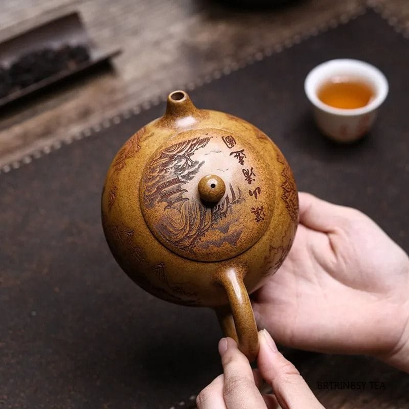 Théière en Terre Cuite Yixing 420ML 420 ml