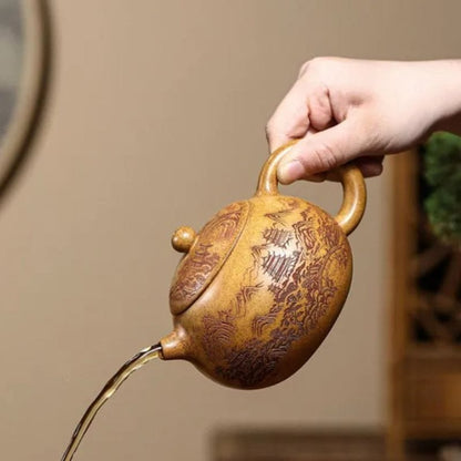 Théière en Terre Cuite Yixing 420ML 420 ml