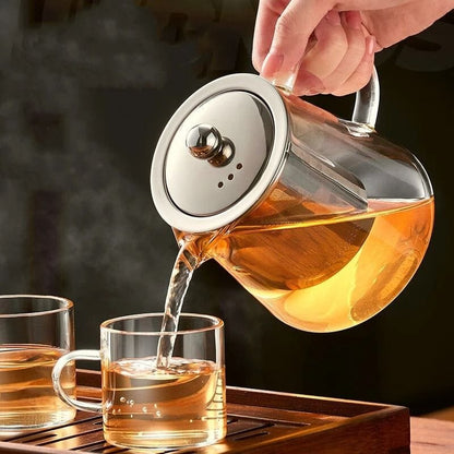 Théière en Verre avec Infuseur 400ML - 1.3L