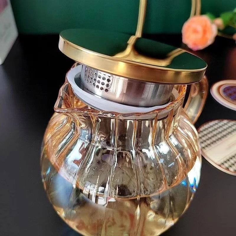 Théière en Verre Chrysanthème 1300 ml