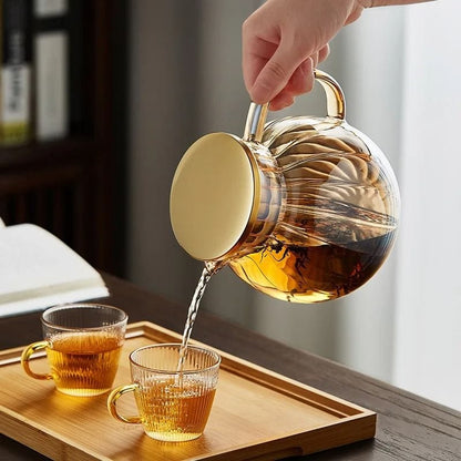 Théière en Verre Chrysanthème 1300 ml