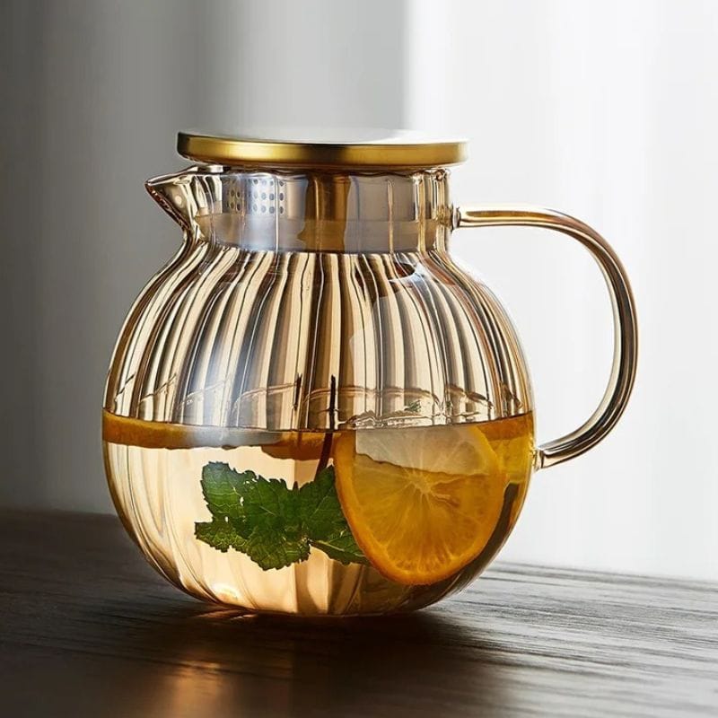 Théière en Verre Chrysanthème 1300 ml