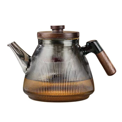 Théière en Verre Design 1L 1000 ml / Verre Fumé