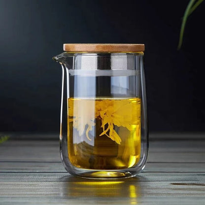 Théière en Verre Double Paroi 220ML 220 ml