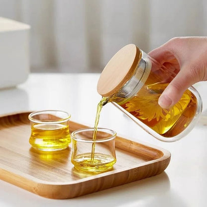 Théière en Verre Double Paroi 220ML 220 ml