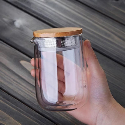 Théière en Verre Double Paroi 220ML 220 ml