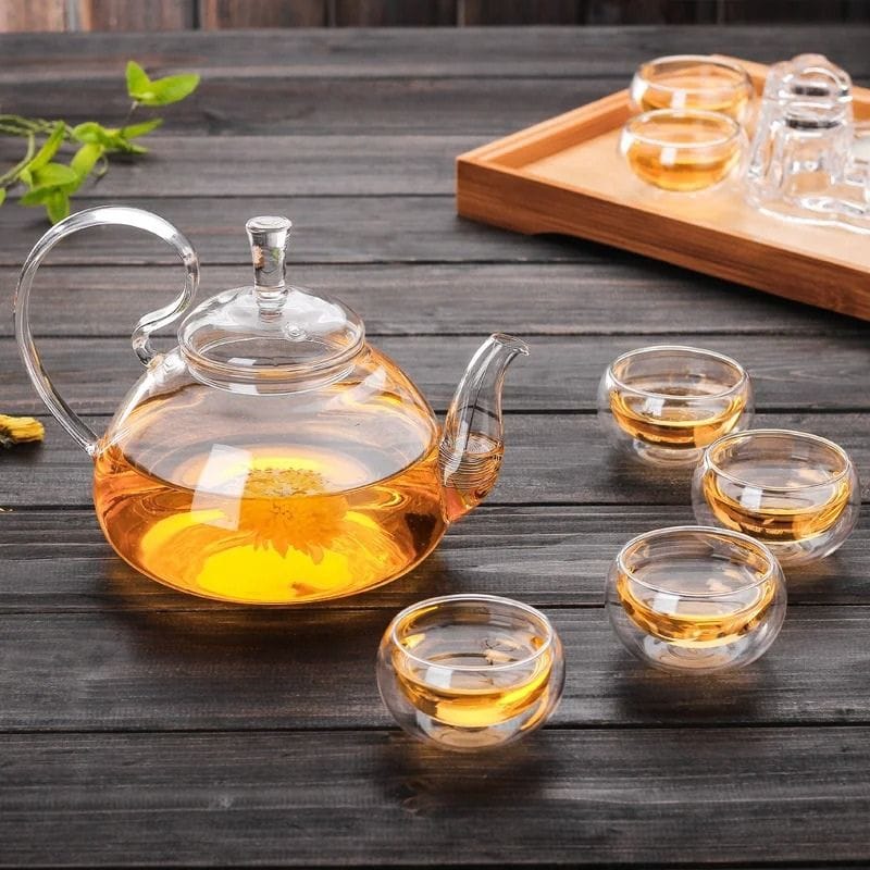 Théière en Verre Fleur de Thé 260ML - 1.2L