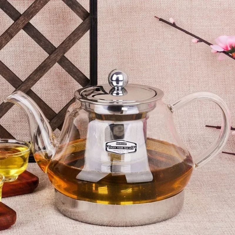 Théière en Verre Induction 800ML - 1.2L