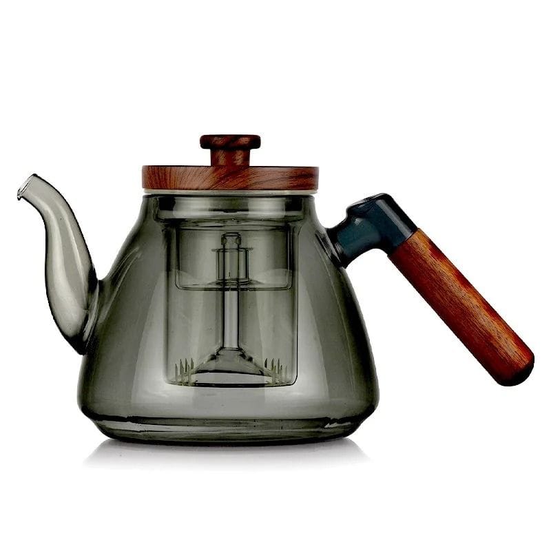 Théière en Verre sur Gaz 1000 ml / Verre Fumé