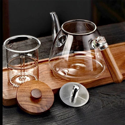 Théière en Verre sur Gaz