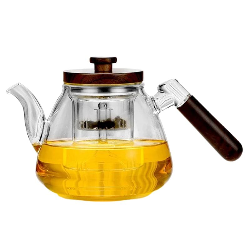 Théière en Verre sur Gaz