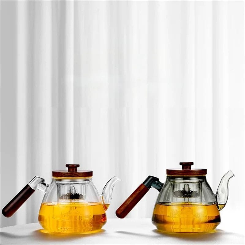 Théière en Verre sur Gaz