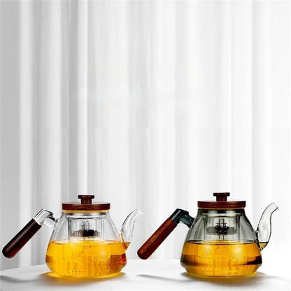 Théière en Verre sur Gaz