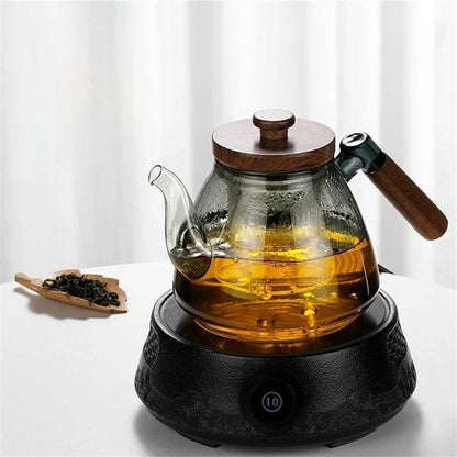 Théière en Verre sur Gaz