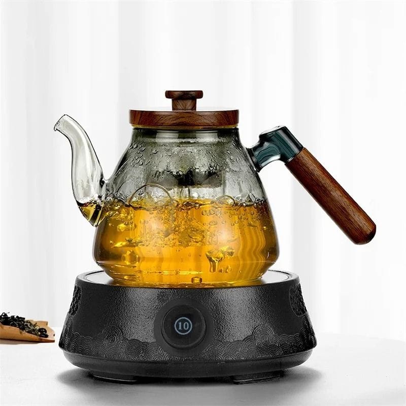 Théière en Verre sur Gaz
