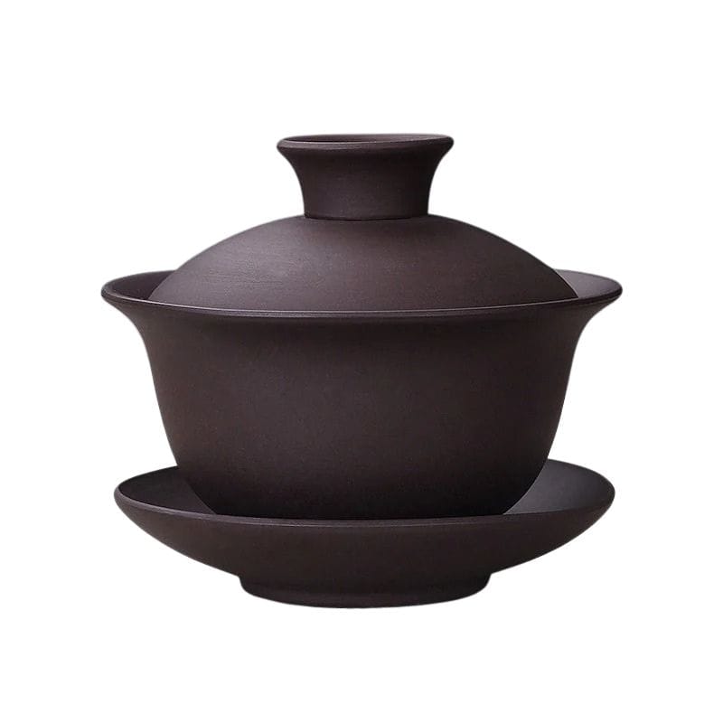 Théière Gaiwan en Porcelaine 100ML 100 ml / Terre Profonde