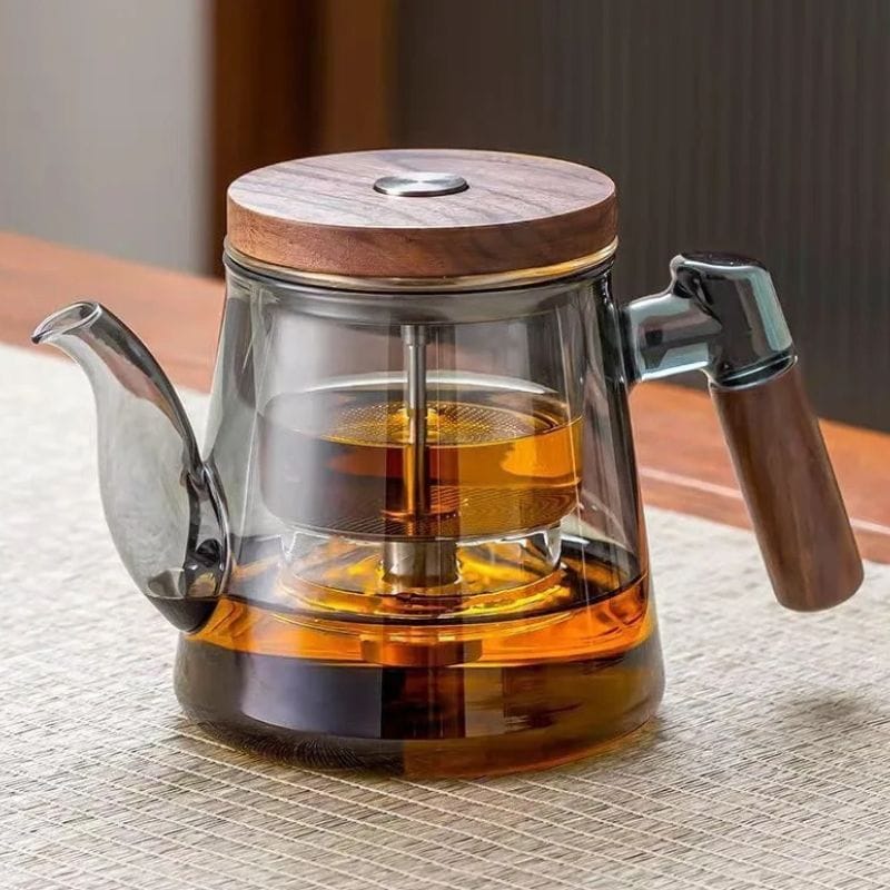 Théière Infusion Automatique en Verre 500ML Gray 500ML / 400-600ml