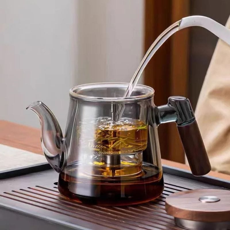 Théière Infusion Automatique en Verre 500ML Gray 500ML / 400-600ml