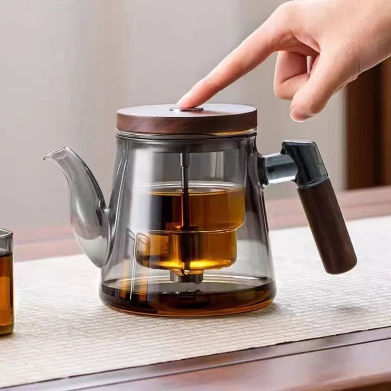 Théière Infusion Automatique en Verre 500ML Gray 500ML / 400-600ml