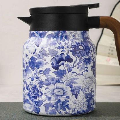 Théière Isotherme 1L en Acier Inoxydable