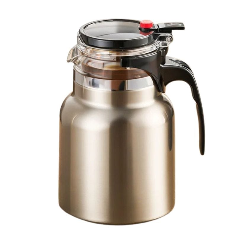 Théière Isotherme avec Infuseur 800ML 800 ml / Argent Brossé