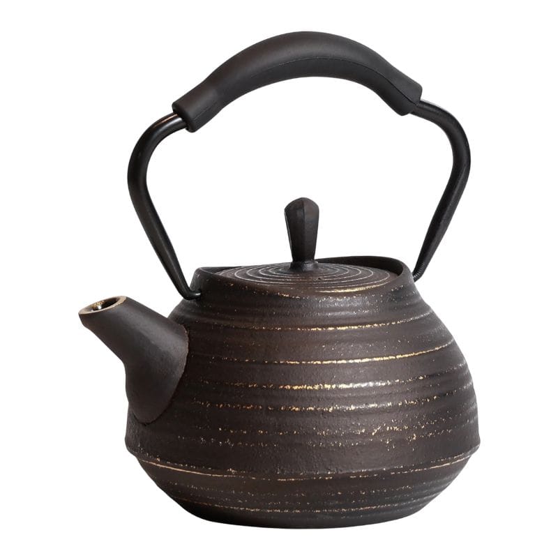 Théière Japonaise avec Infuseur 650ML 650 ml / Noir Sumi