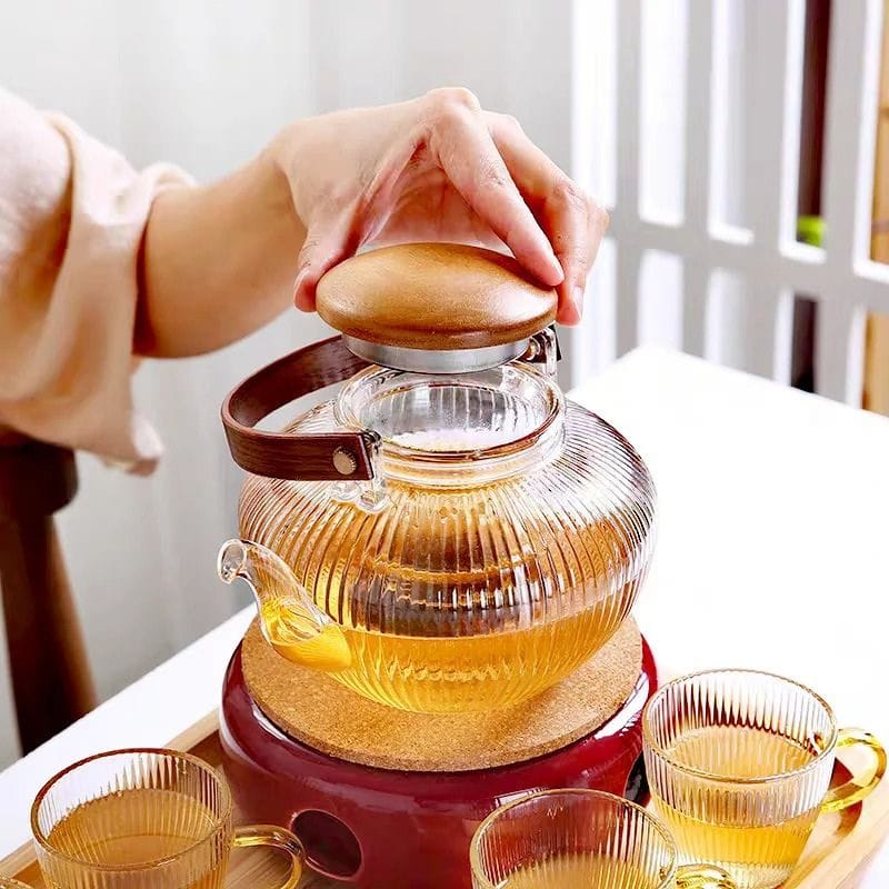 Théière Japonaise en Verre Borosilicate 800ML 800 ml