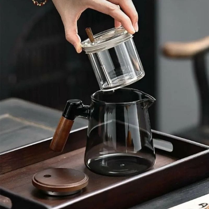 Théière Magique en Verre Borosilicate 650ML
