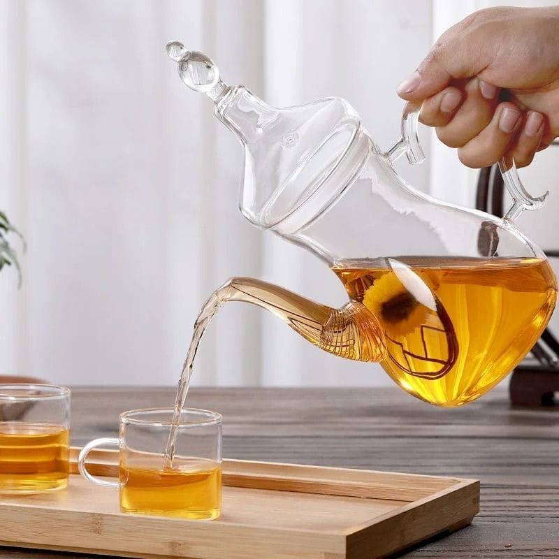 Théière Marocaine en Verre 1L 1000 ml