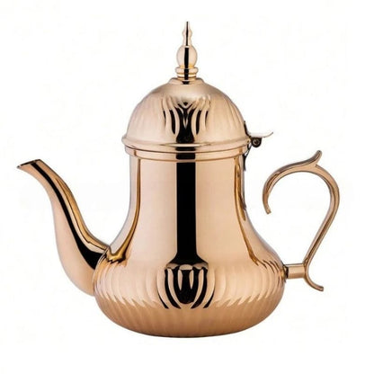 Théière Marocaine Traditionnelle 1.4L 1400 ml / Or Rose
