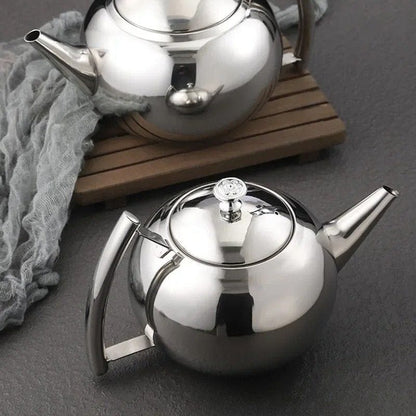 Théière Métal en Acier Inoxydable 1.5L
