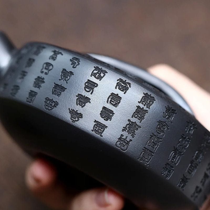 Théière Noire en Argile 180ML 180 ml