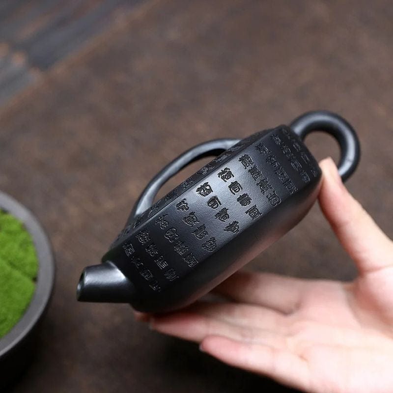 Théière Noire en Argile 180ML 180 ml