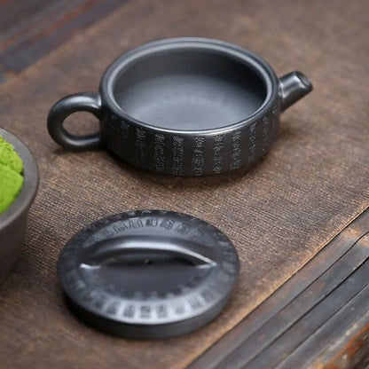 Théière Noire en Argile 180ML 180 ml