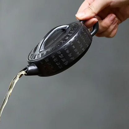 Théière Noire en Argile 180ML 180 ml