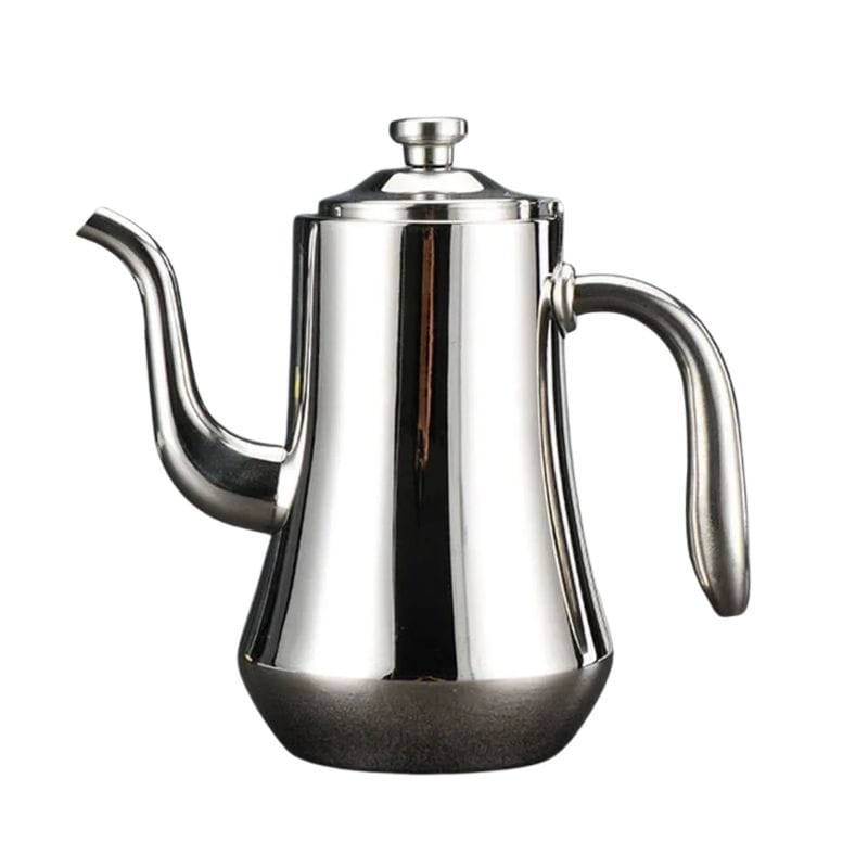 Théière Nordique en Inox avec Infuseur Argent
