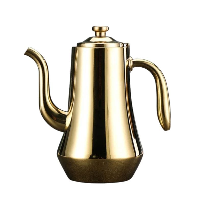 Théière Nordique en Inox avec Infuseur Or