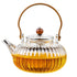 Théière Plaque Induction en Verre Côtelé 850ML 850 ml / Verre Clair
