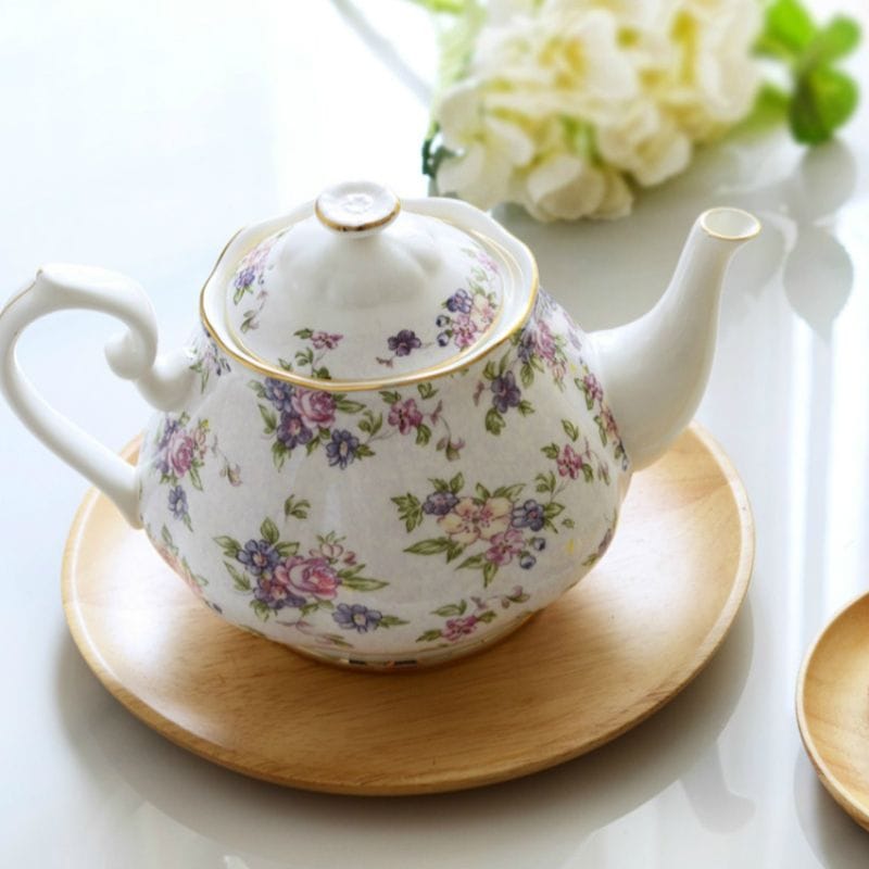 Théière Porcelaine Vintage 1.4L 1400 ml