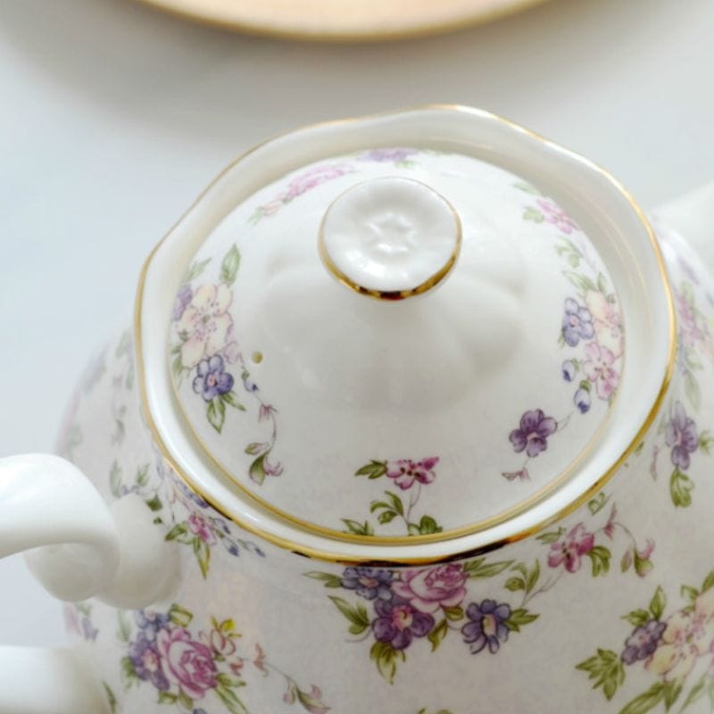 Théière Porcelaine Vintage 1.4L 1400 ml