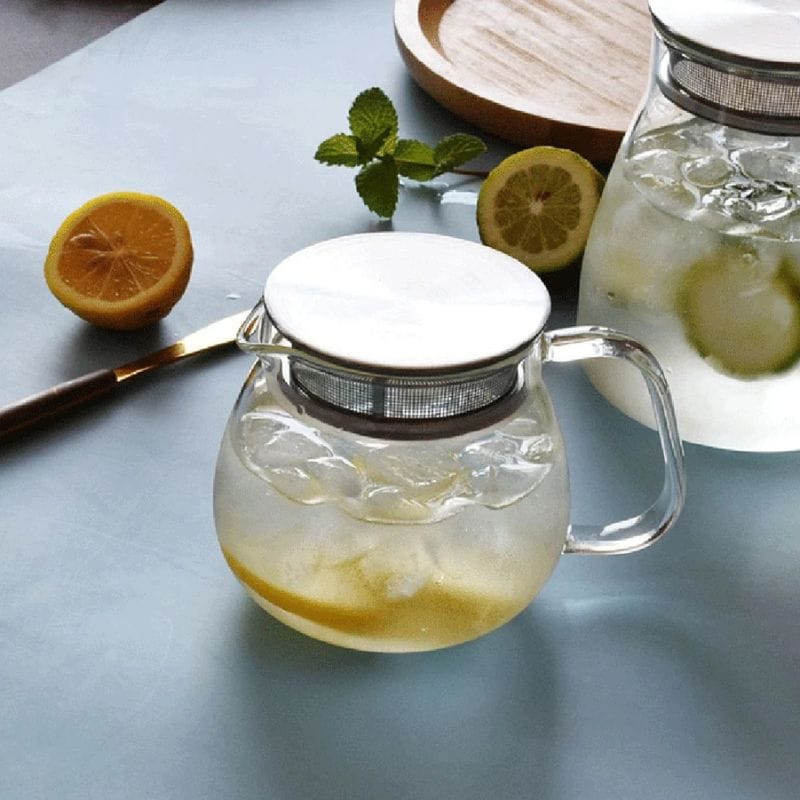 Théière pour Thé Glacé en Verre avec Filtre 500ML - 800ML