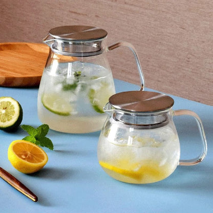 Théière pour Thé Glacé en Verre avec Filtre 500ML - 800ML