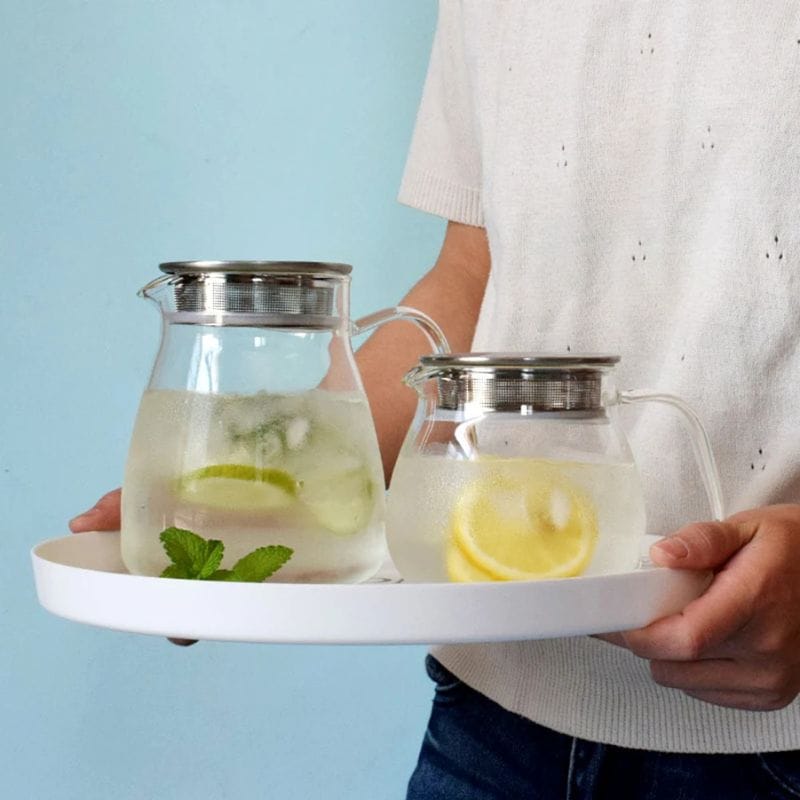 Théière pour Thé Glacé en Verre avec Filtre 500ML - 800ML