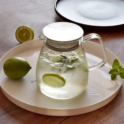 Théière pour Thé Glacé en Verre avec Filtre 500ML - 800ML