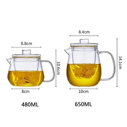 Théière pour une Personne en Verre 480ML - 600ML