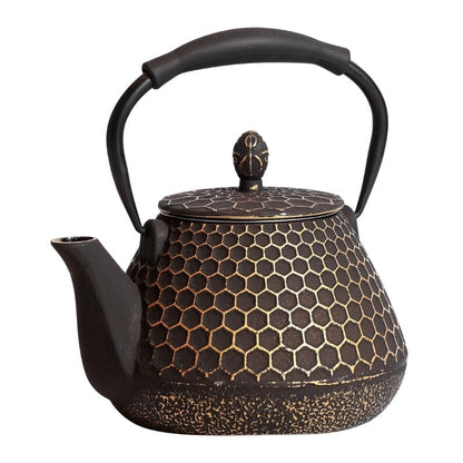 Théière qui va sur le feu en Fonte 950ML 950 ml / Noir Profond