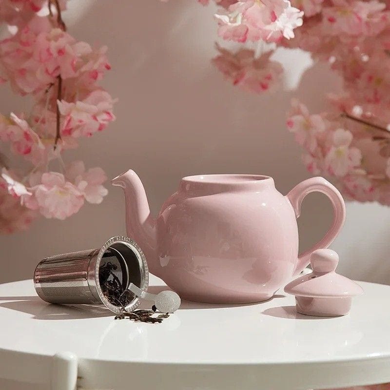 Théière Rose avec Filtre 600ML 600 ml